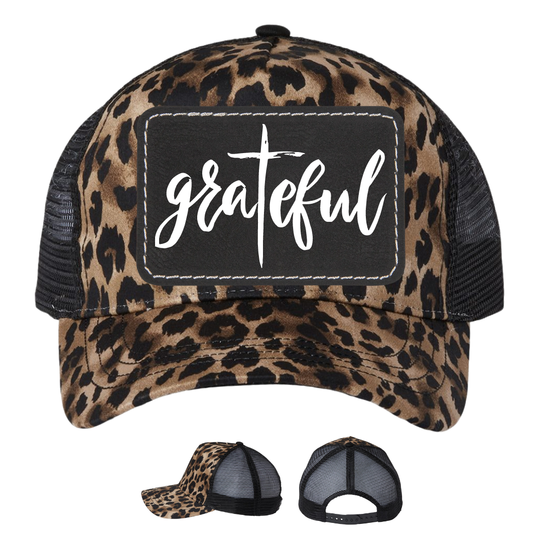 Brown Leopard - Black Rectangle
