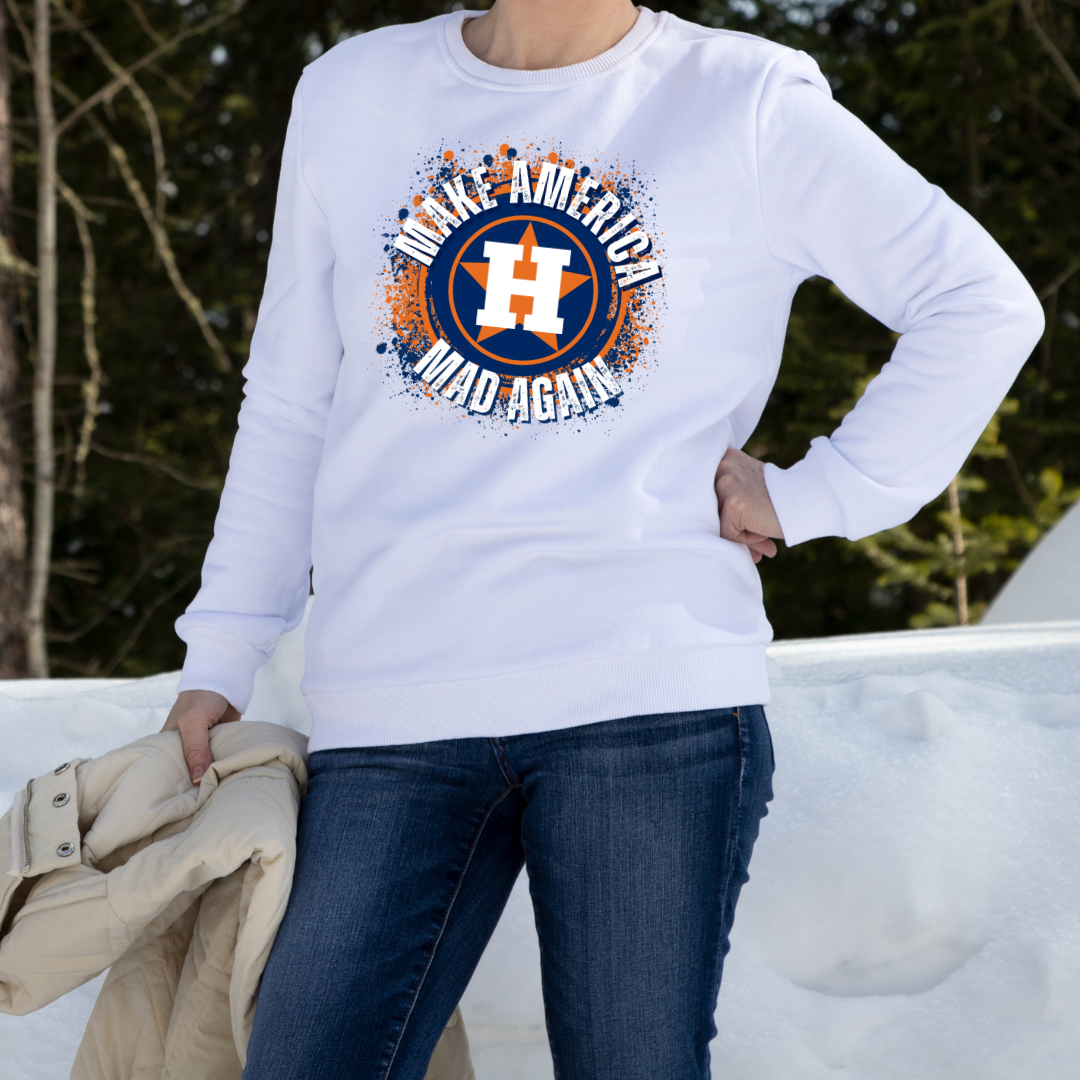 Houston Astros Splatter Sweatshirt