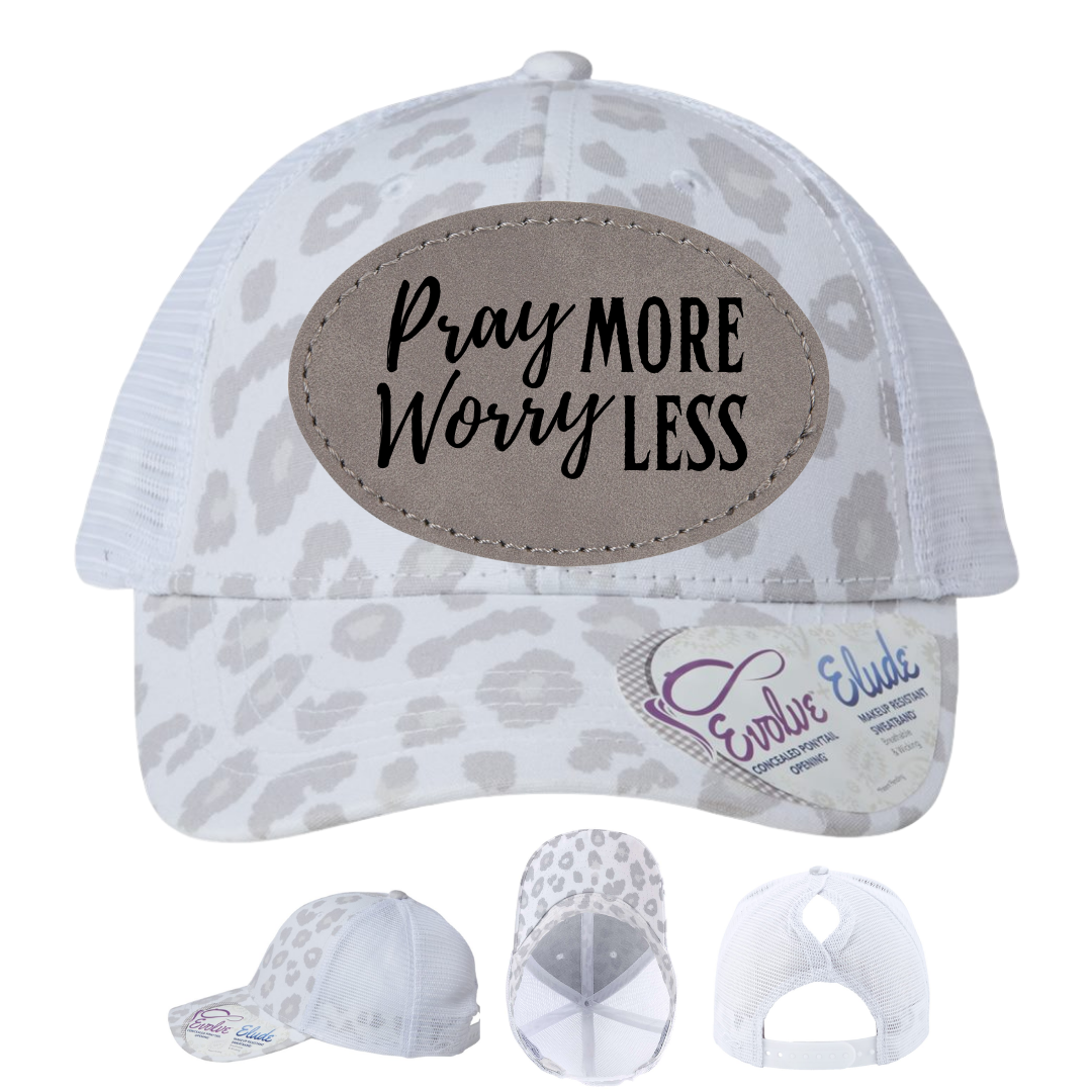White Leopard - Gray Oval