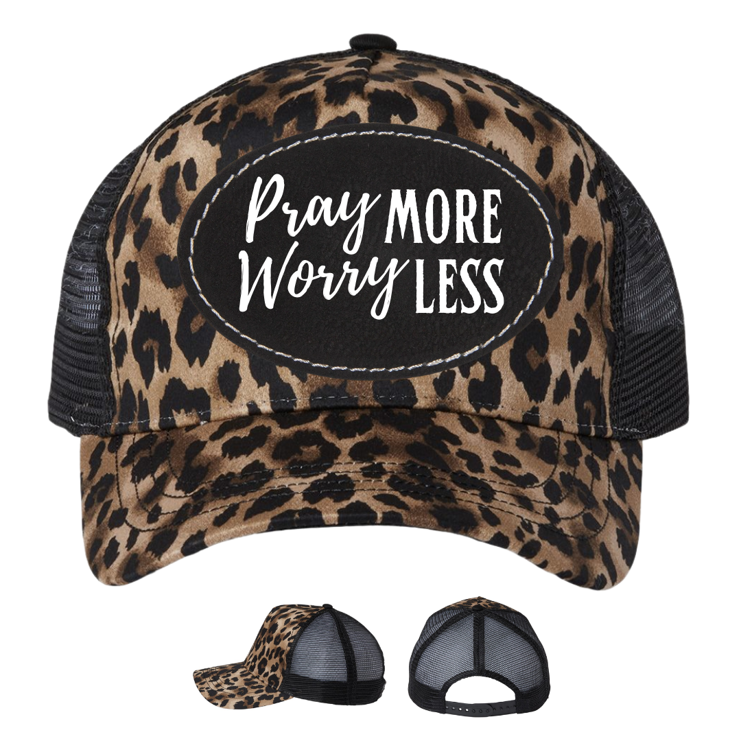 Brown Leopard - Black Oval