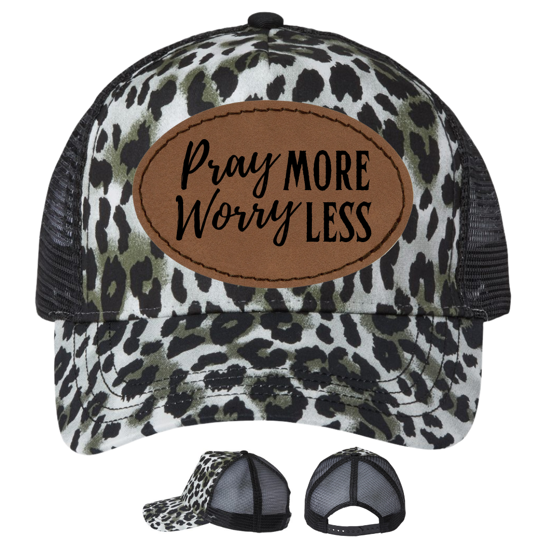 Silver Leopard - Brown Oval