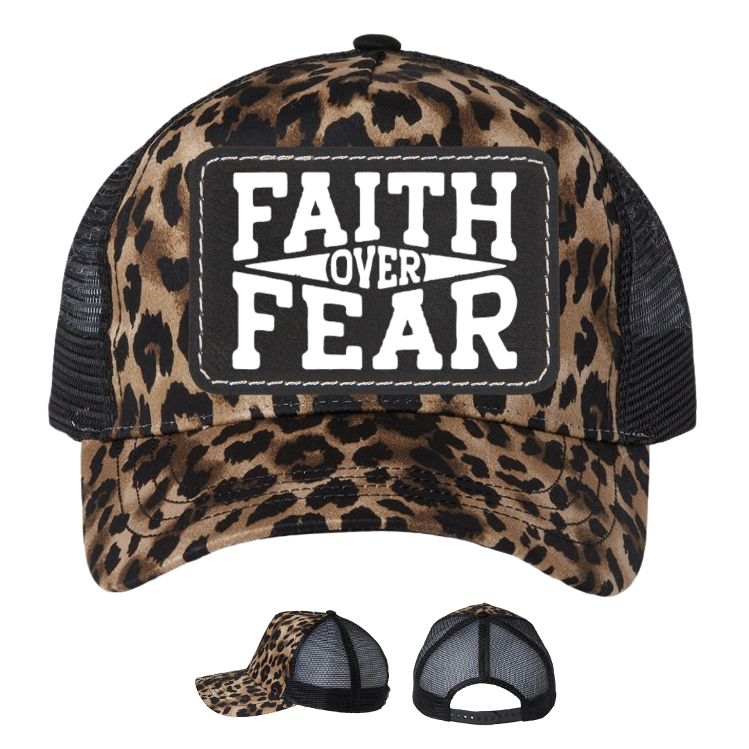 Brown Leopard - Black Rectangle