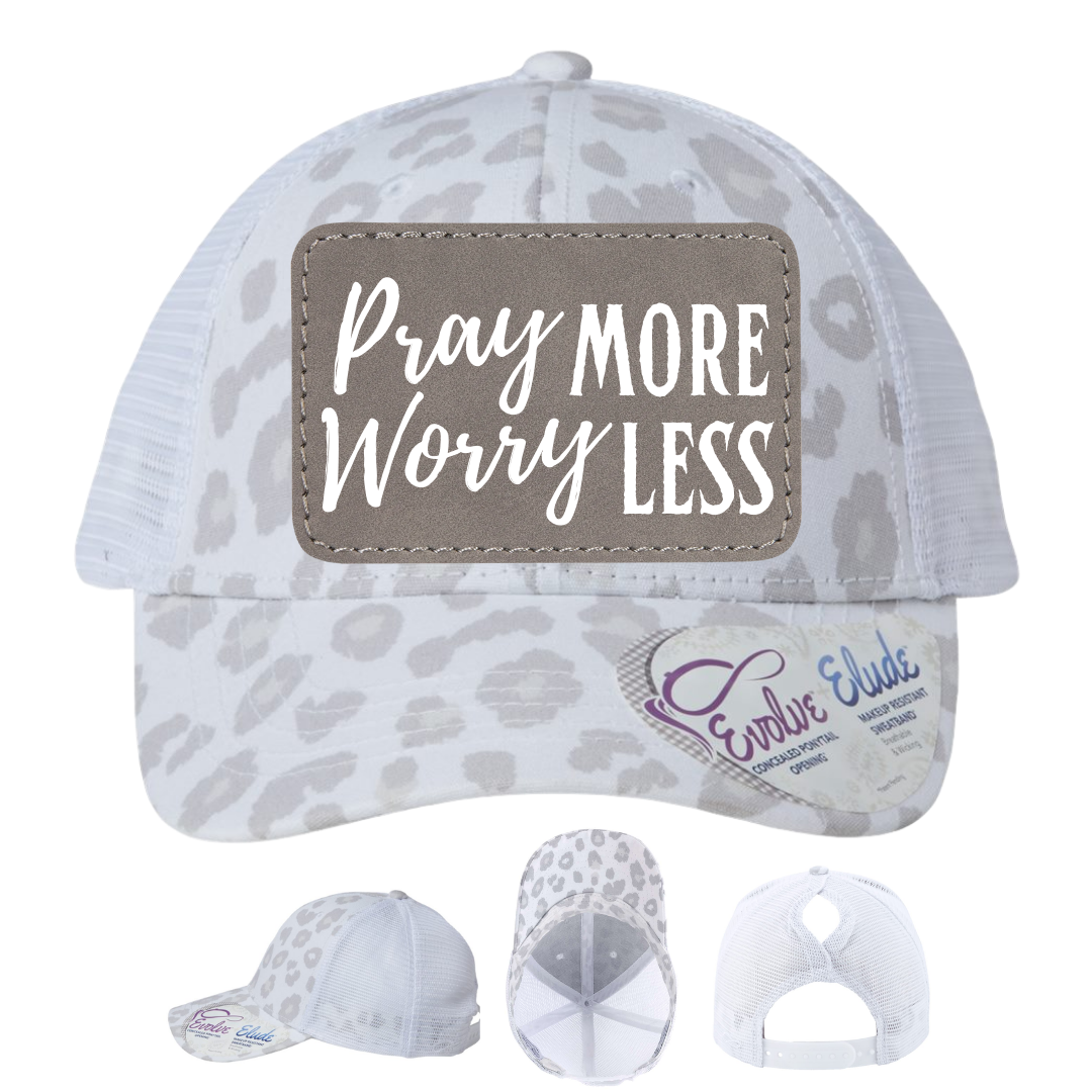 White Leopard - Gray/White Rectangle