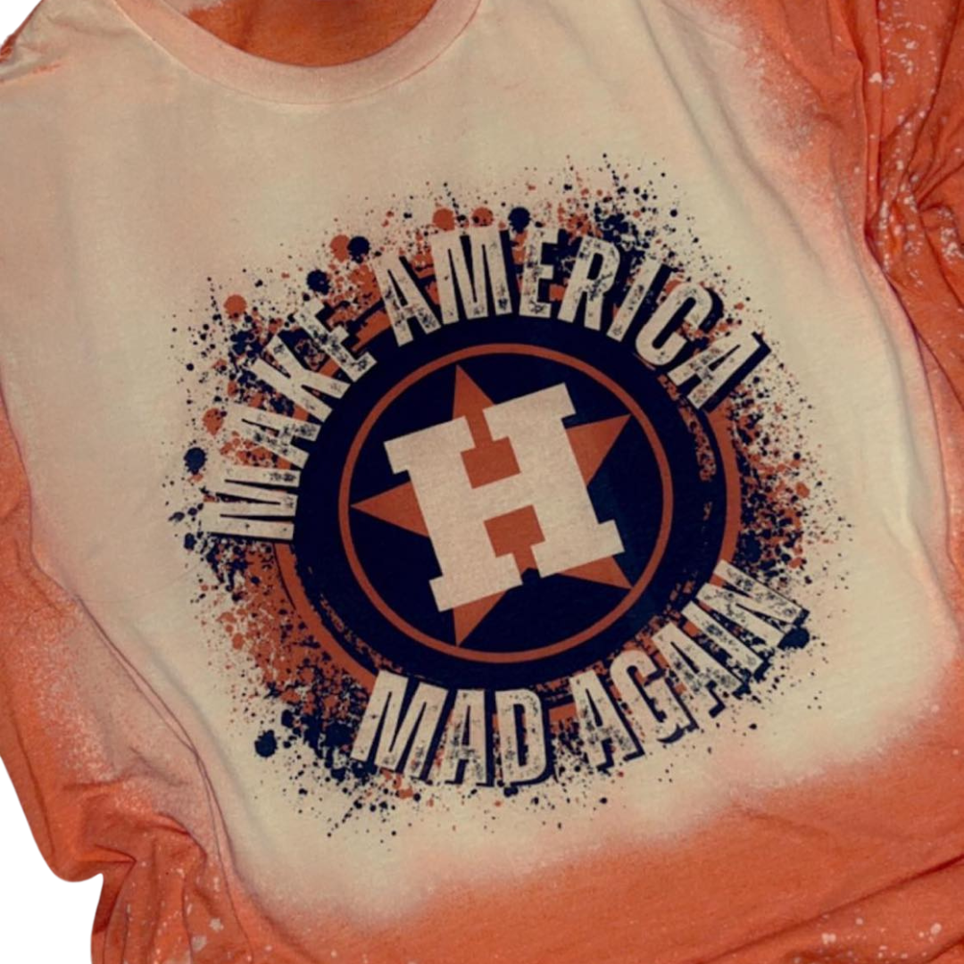 Houston Astros Splatter T-Shirt