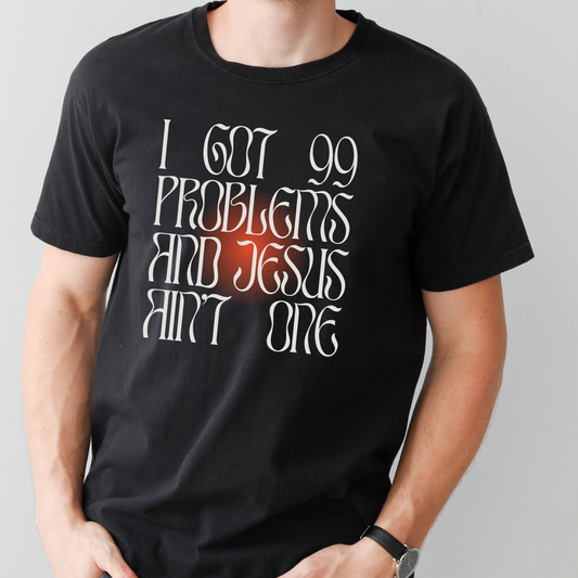 99 Problems Black Swiggle T-shirt