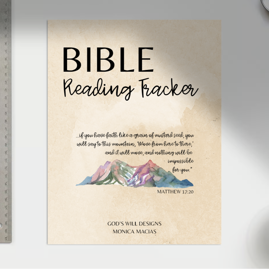 Bible Reading Tracker (Digital File)